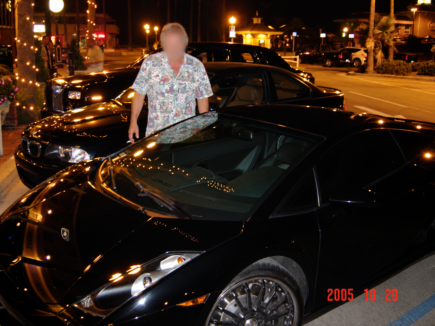 Dinner with James in Newport Beach, 20 October 2005