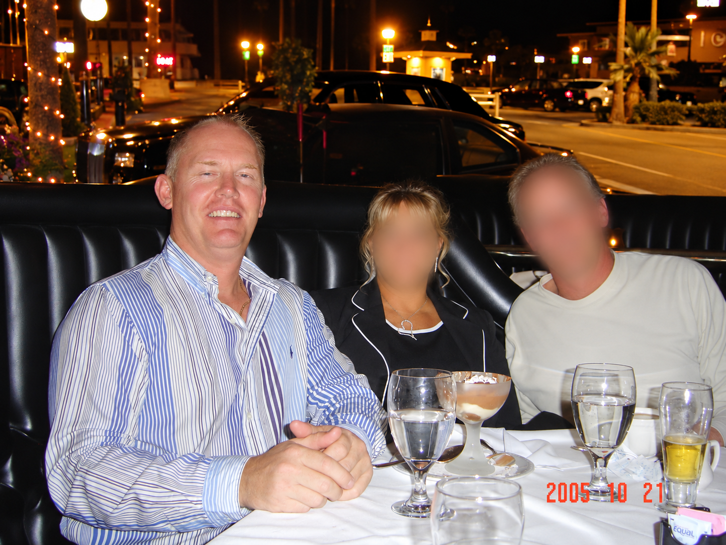 VIP dinner in Newport Beach, October 2005