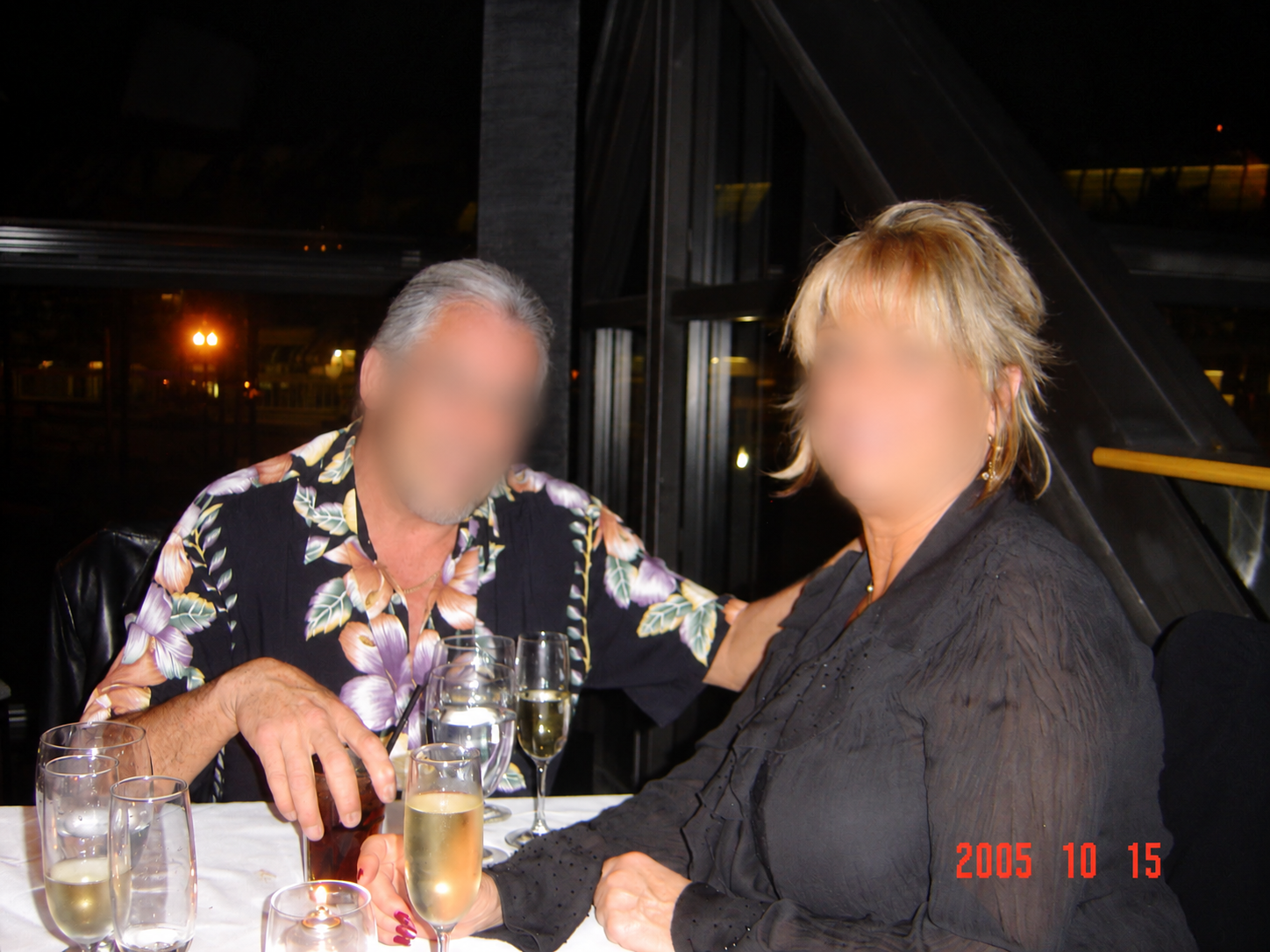 Dinner with Jodene in San Diego during the October 2005 VIP roadshow