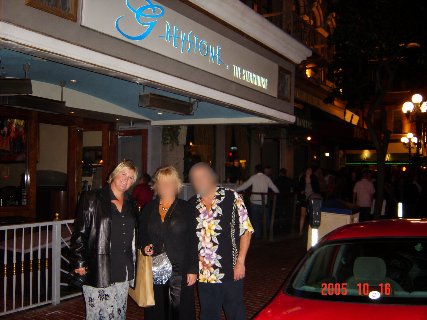 Jörn and Carla with Jodene and Mike at dinner in San Diego, 15 October 2005
